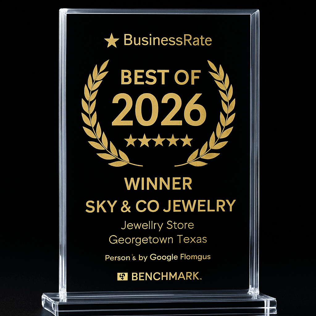 BusinessRate Best of 2026 award winner for jewelry store excellence