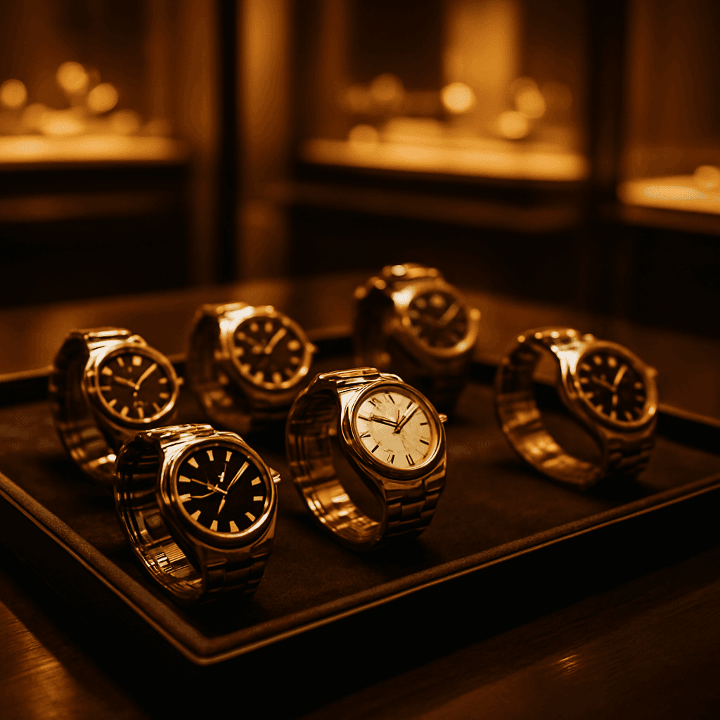 Luxury Rolex watches displayed at Sky & Co Jewelry Georgetown TX