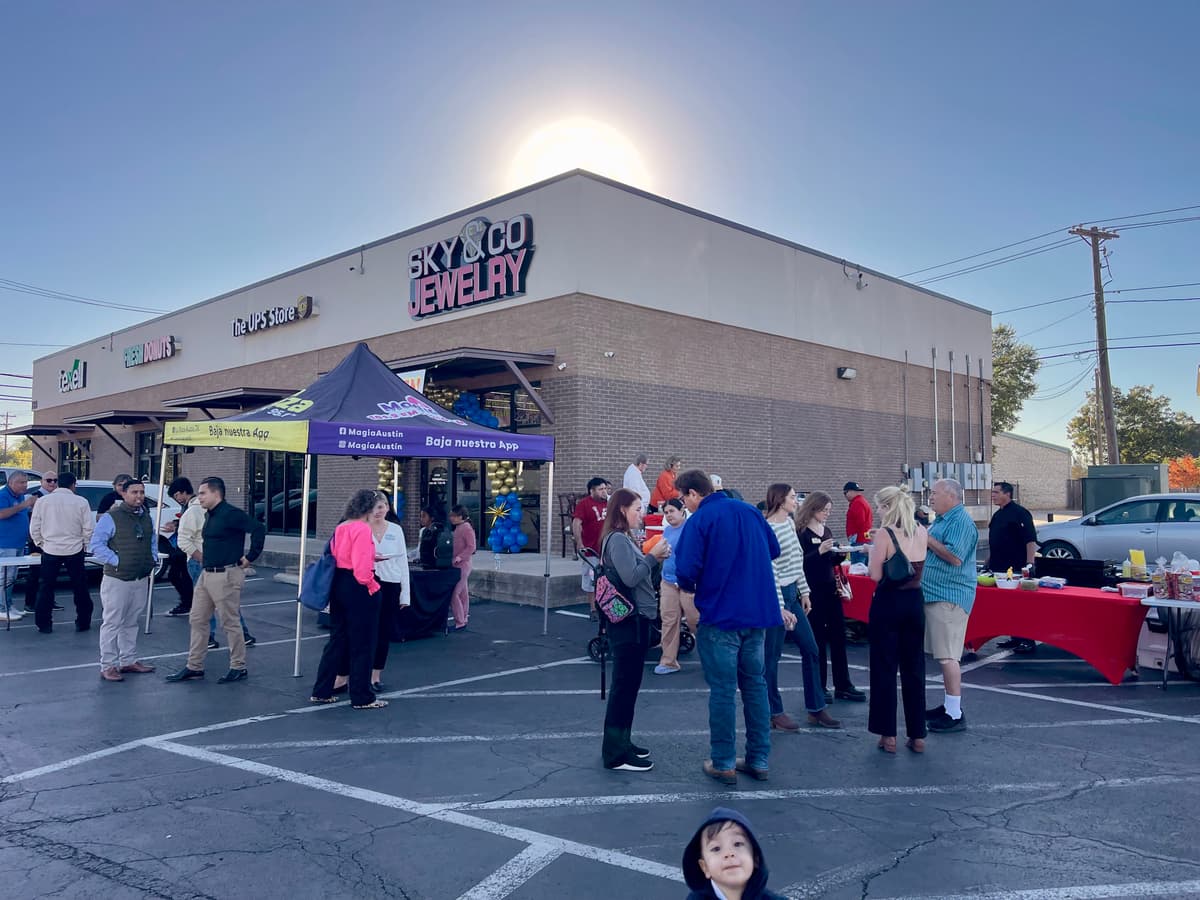Exterior of Georgetown location during grand opening