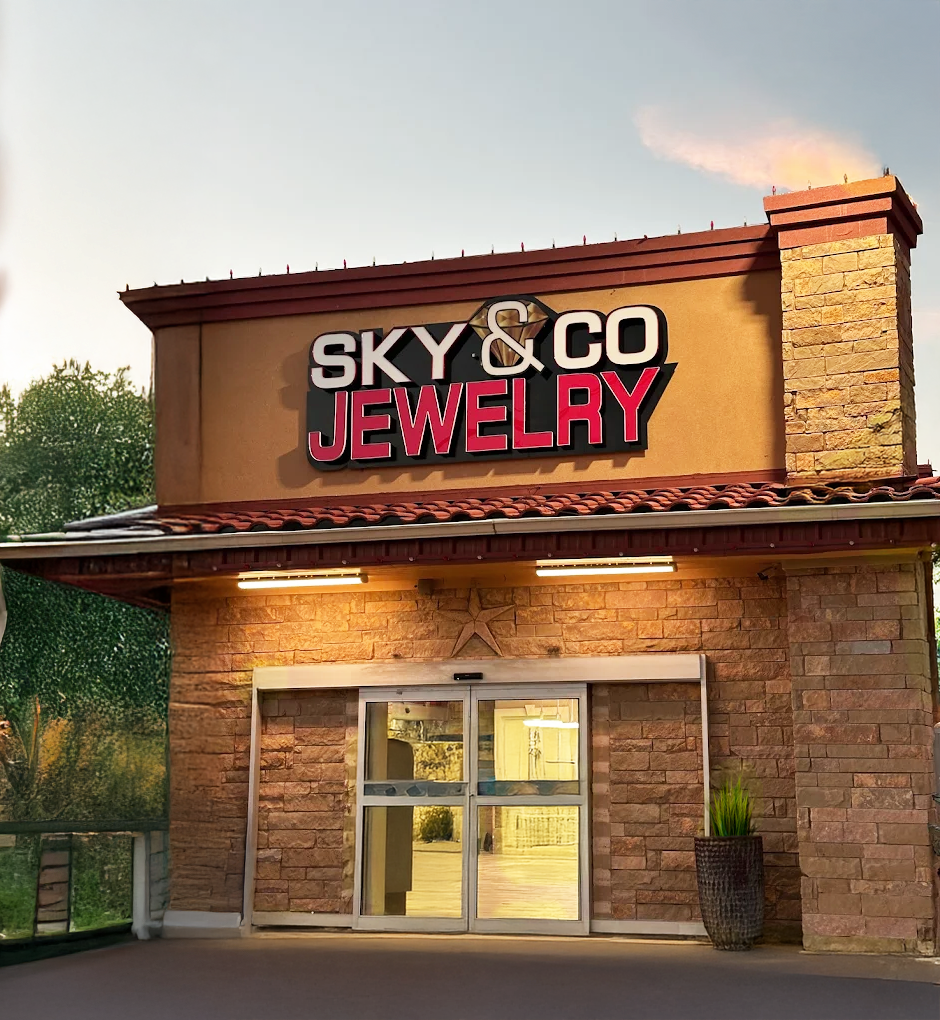 Storefront of Sky & Co Jewelry in Georgetown, Texas